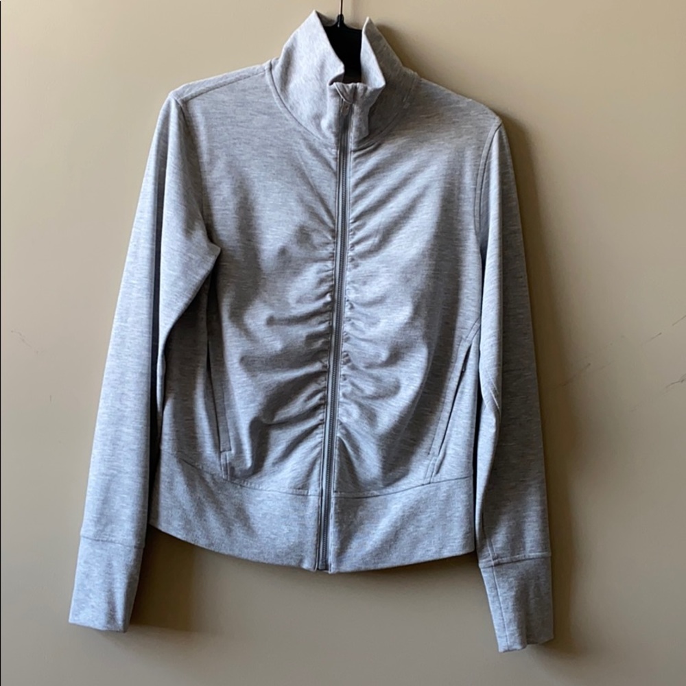 Lululemon Heathered Gray jacket Sz 8